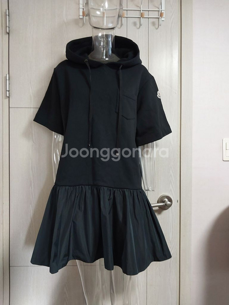 [[ 정품 ]]몽클레어 반팔 후드 원피스 L size--7