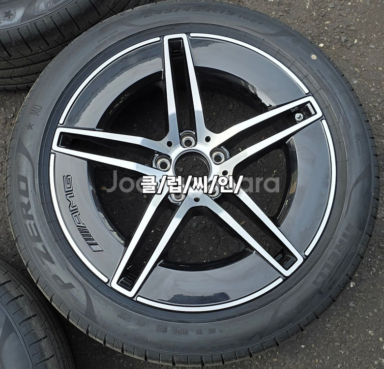 완전신품급 W214 E300AMG 19인치 휠타이어--2