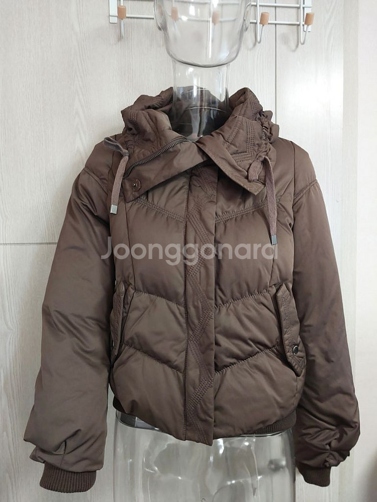 TOMBOY 브라운 여성 패딩 점퍼 S size--5