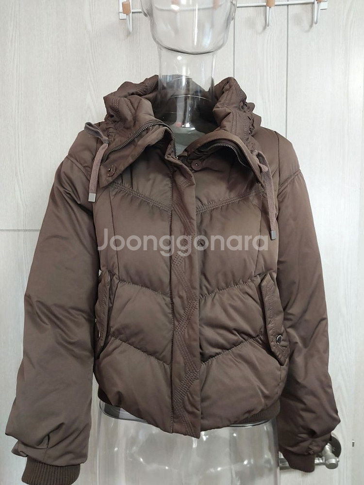 TOMBOY 브라운 여성 패딩 점퍼 S size--4
