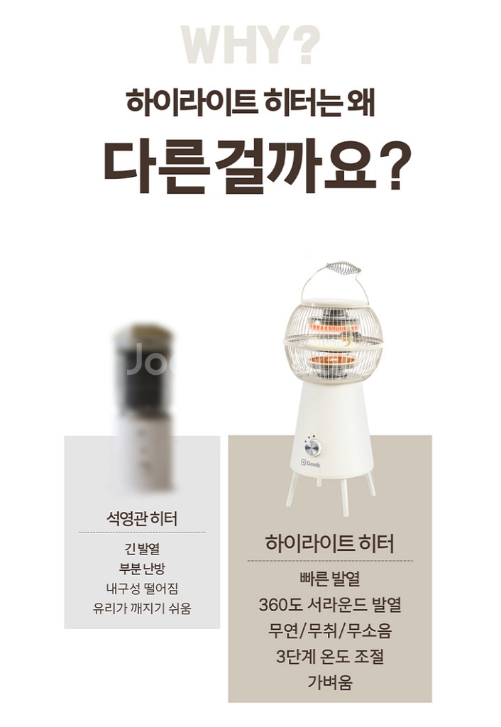 [Geek] 360도 하이라이트 난로 (안전꺼짐/0.5--4