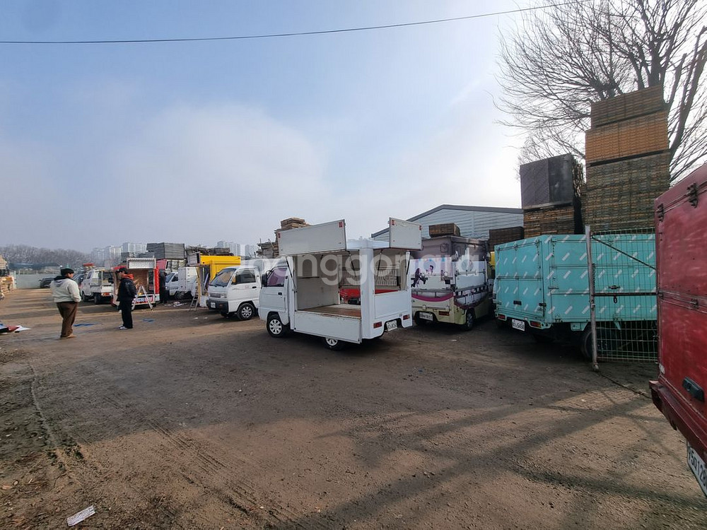 라보 윙바디 삼면개폐탑차 푸드트럭--9