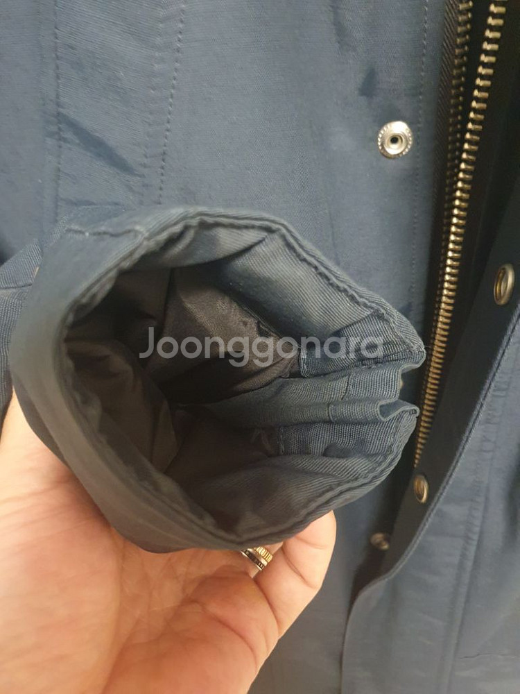 무스너클 스틸링 패딩(네이비)--4
