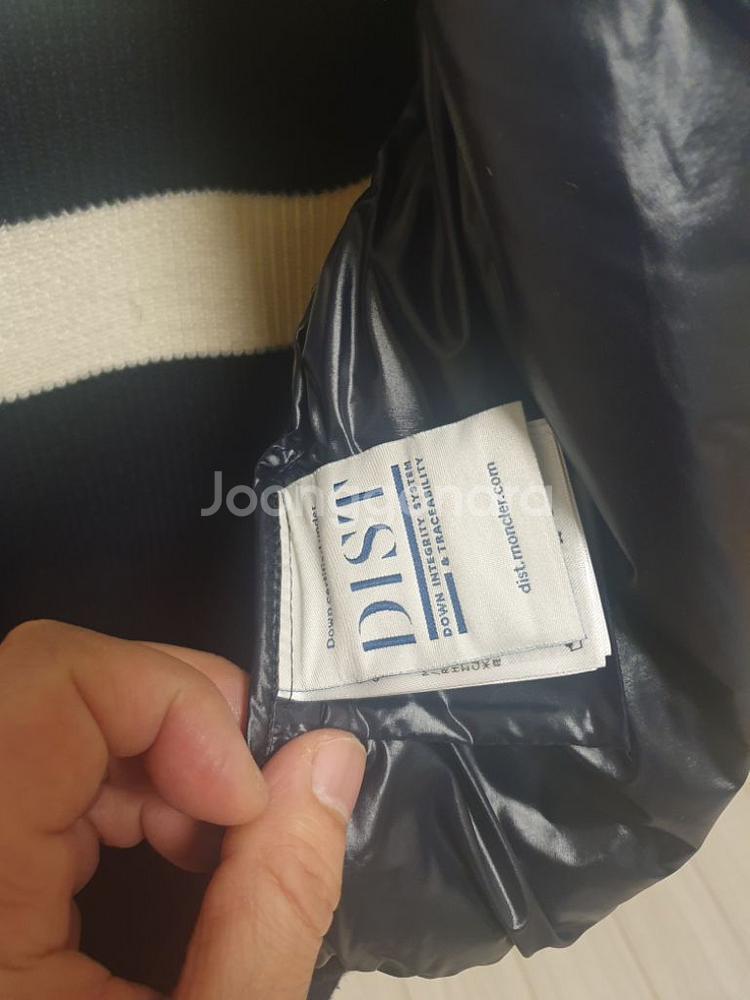 새상품)몽클레어 패딩,울가디건 집업(네이비블루)--5