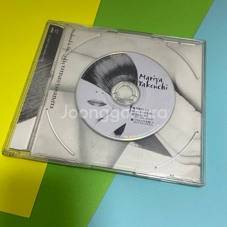 [중고음반/CD] 타케우치 마리야 싱글 '천사의 한숨'--1