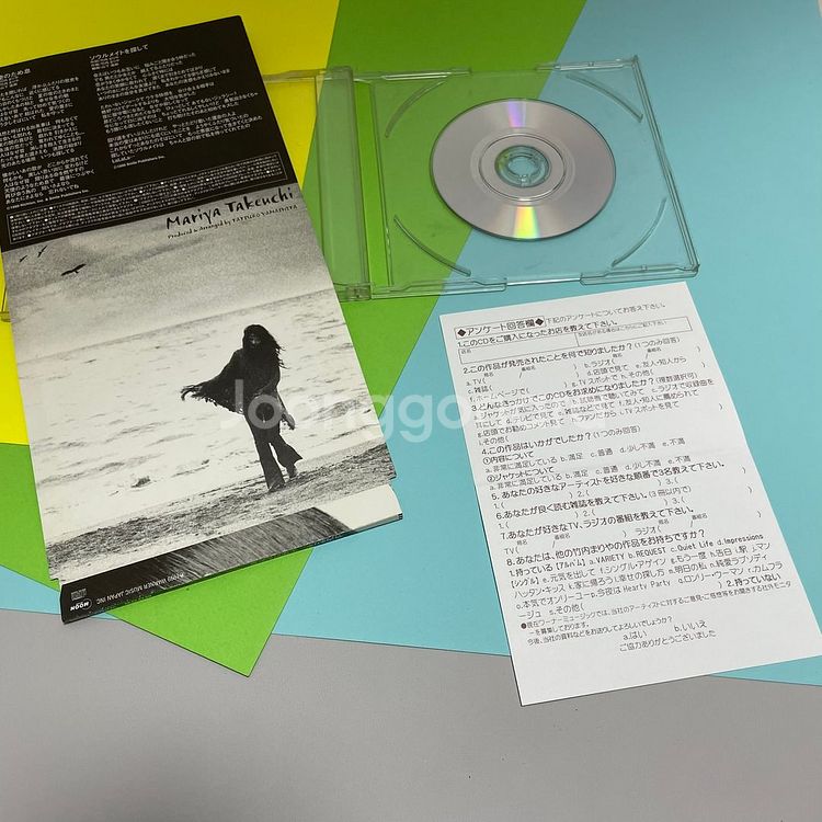 [중고음반/CD] 타케우치 마리야 싱글 '천사의 한숨'--4