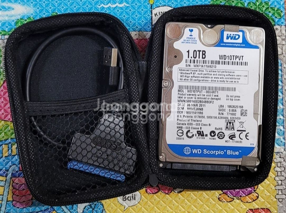 HDD 2TB, HDD 1TB, 외장HDD케이스--2