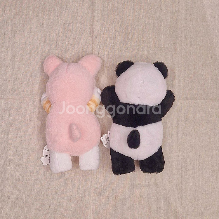 새상품) 모프샌드 팬더 토끼코스튬 중형인형 30cm--1