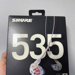 Shure SE535 클리어색상 미개봉 새제품