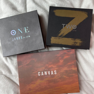 2pm준호 음반앨범(one, two, canvas)