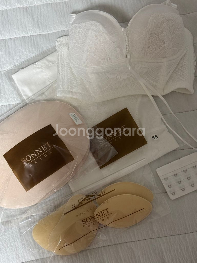 (새상품) 소네트브라이드 웨딩브라+몸매보정 볼륨거들--1