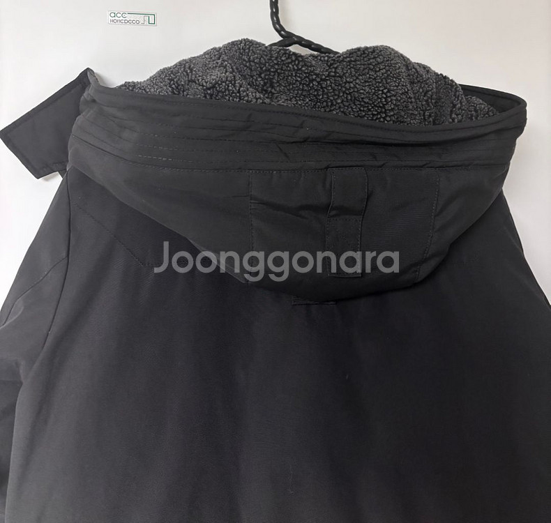 흄 덕다운 패딩 헤비 야상 점퍼 아우터 블랙--7