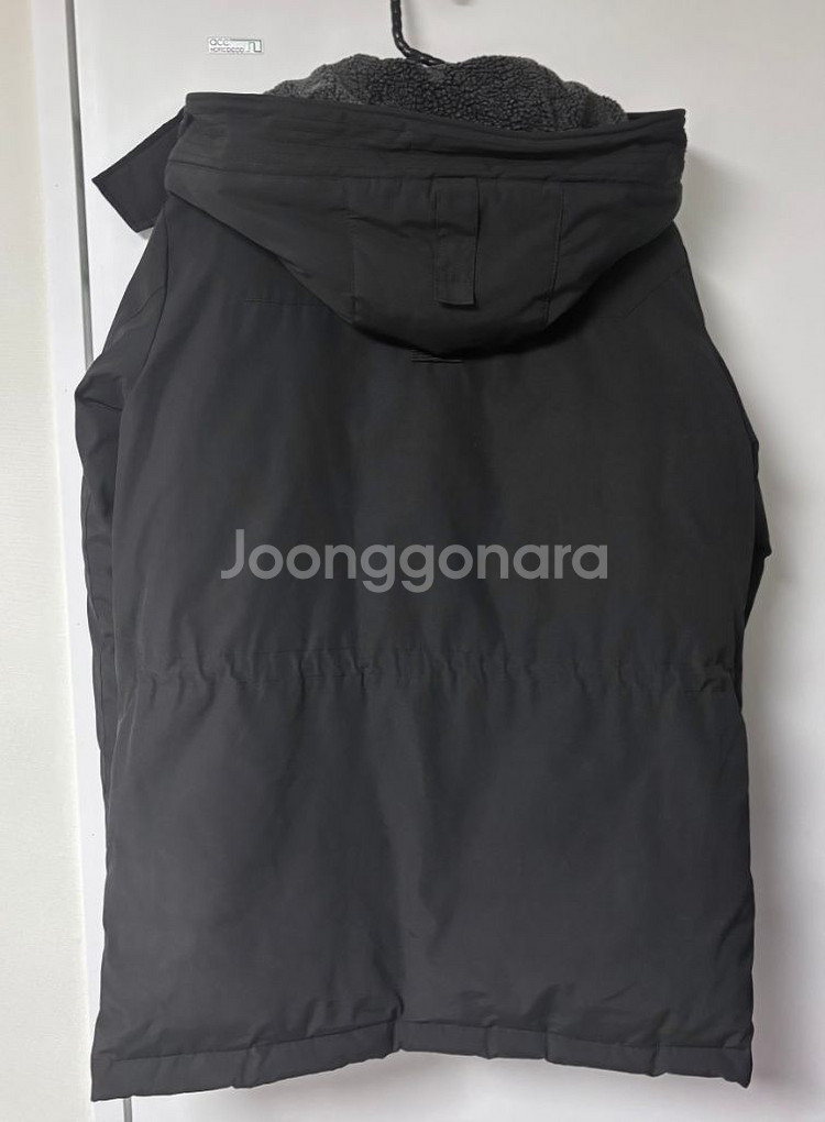 흄 덕다운 패딩 헤비 야상 점퍼 아우터 블랙--6
