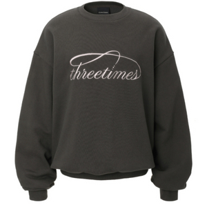 쓰리타임즈 Dreamy logo sweatshirt