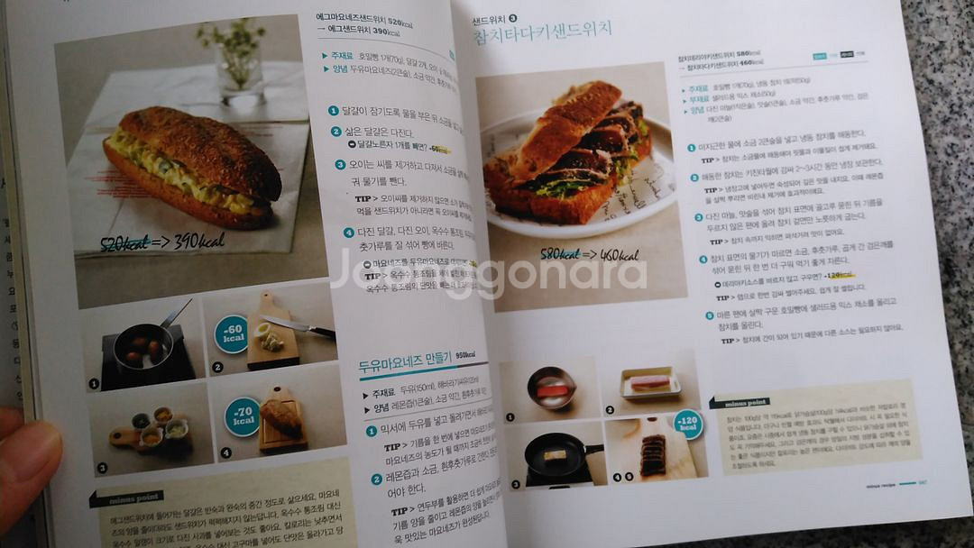 신군의 101가지 다이어트 요리 마이너스 레시피 도서--3
