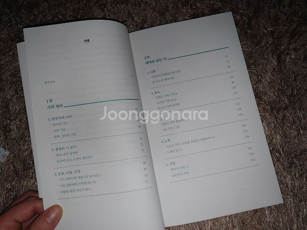 시의 숲을 거닐다 문학 시 도서--1