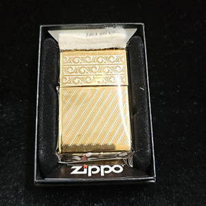 (새상품)지포 zippo Stripe Flowers