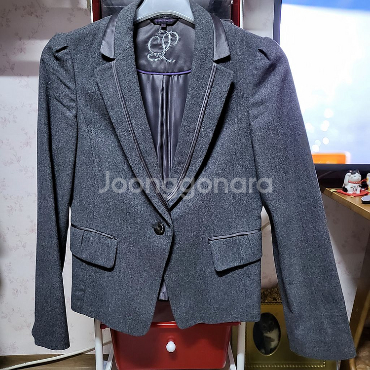 올리비아로렌 95 캐시미어 여성 자켓 마이 10만원대구--0
