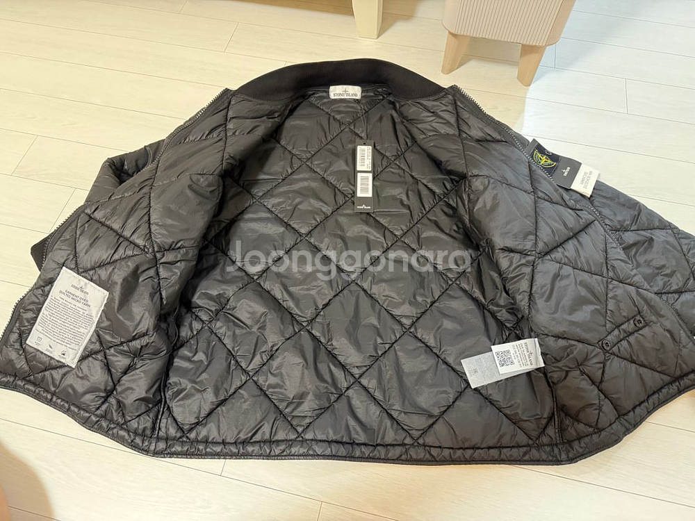 스톤아일랜드 정품 마이크로얀 퀼팅 깔깔이--4