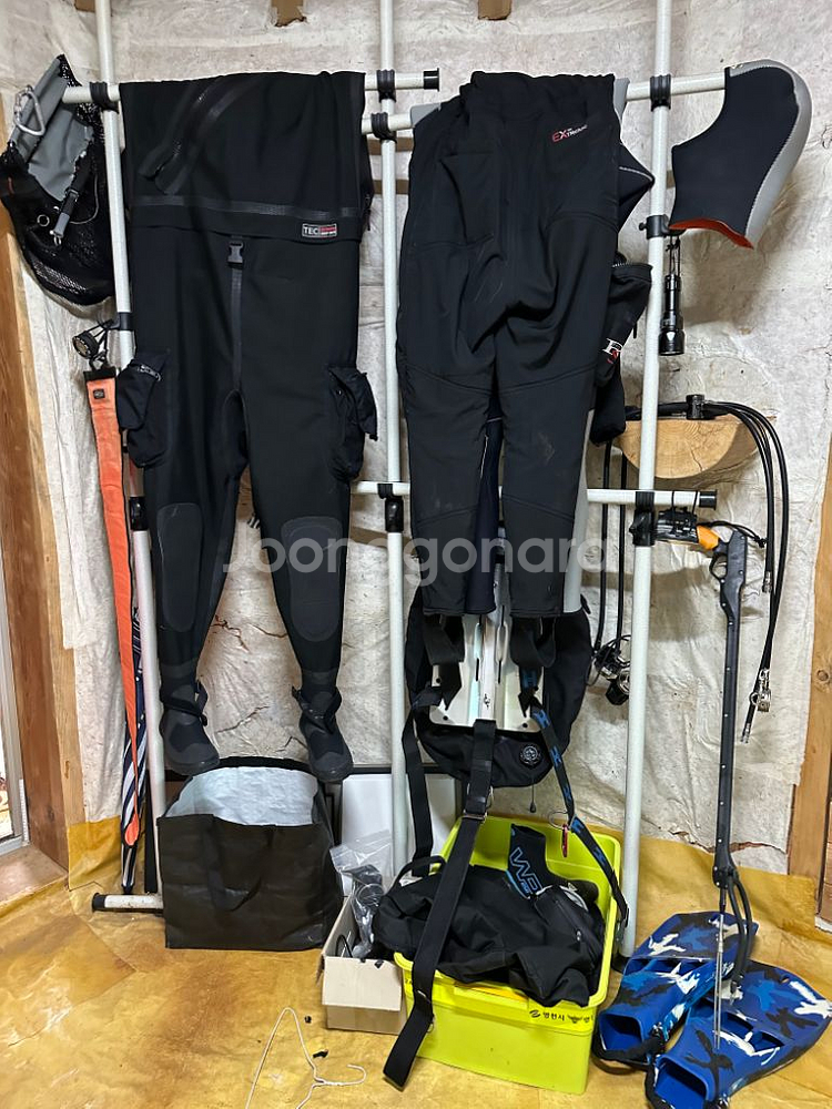 스킨스쿠버 레이슨 최상급 드라이슈트(부틸)--5