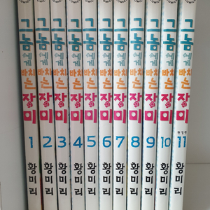 [만화책/중고]그놈에게 바치는 장미 1~11권(완결)