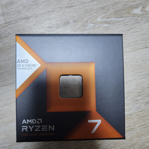 amd 7800x3d 하루사용품 팝니다.