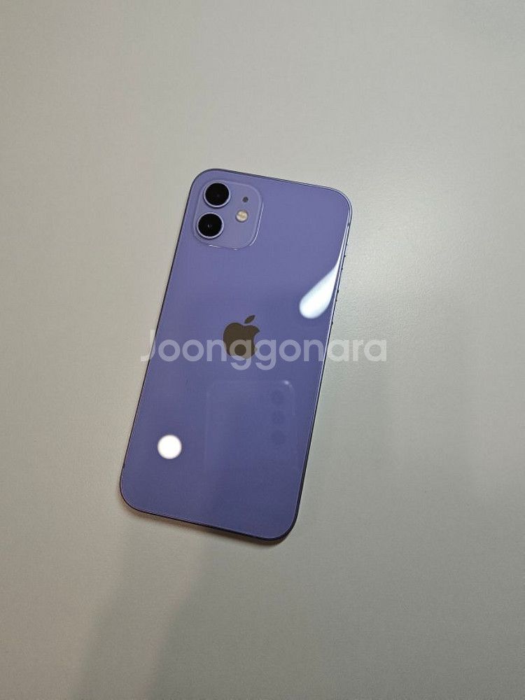 아이폰 12 퍼플 128GB S급--1
