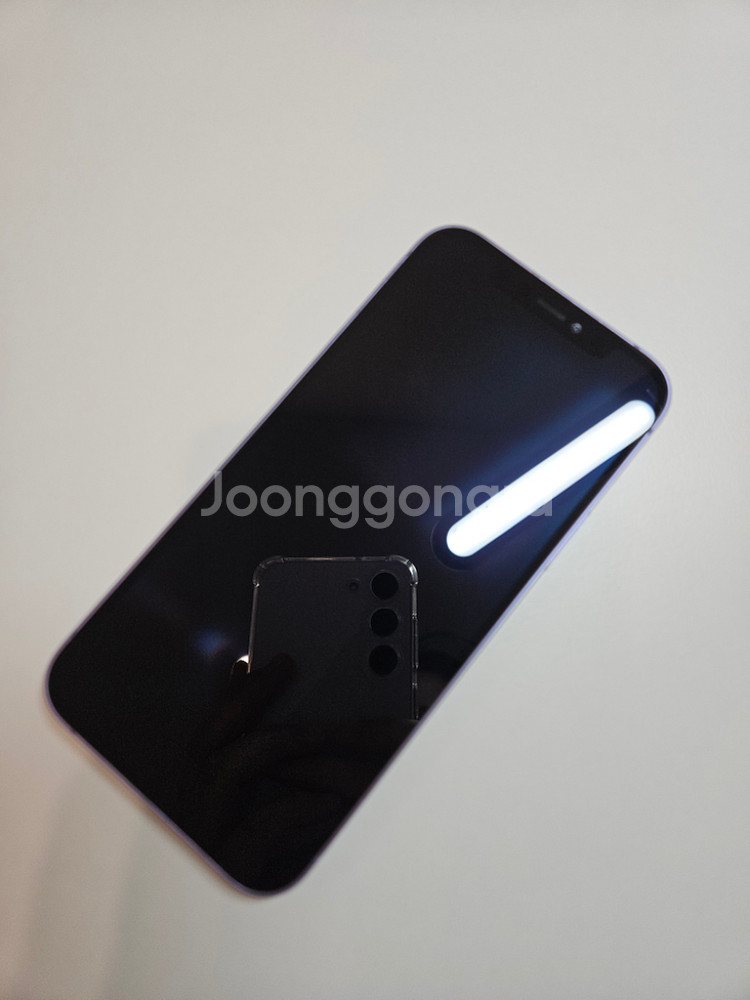 아이폰 12 퍼플 128GB S급--4