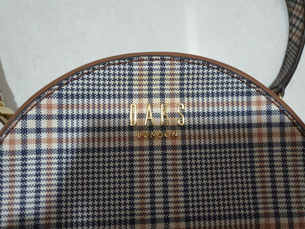 닥스 잔체크 탬버린백--2