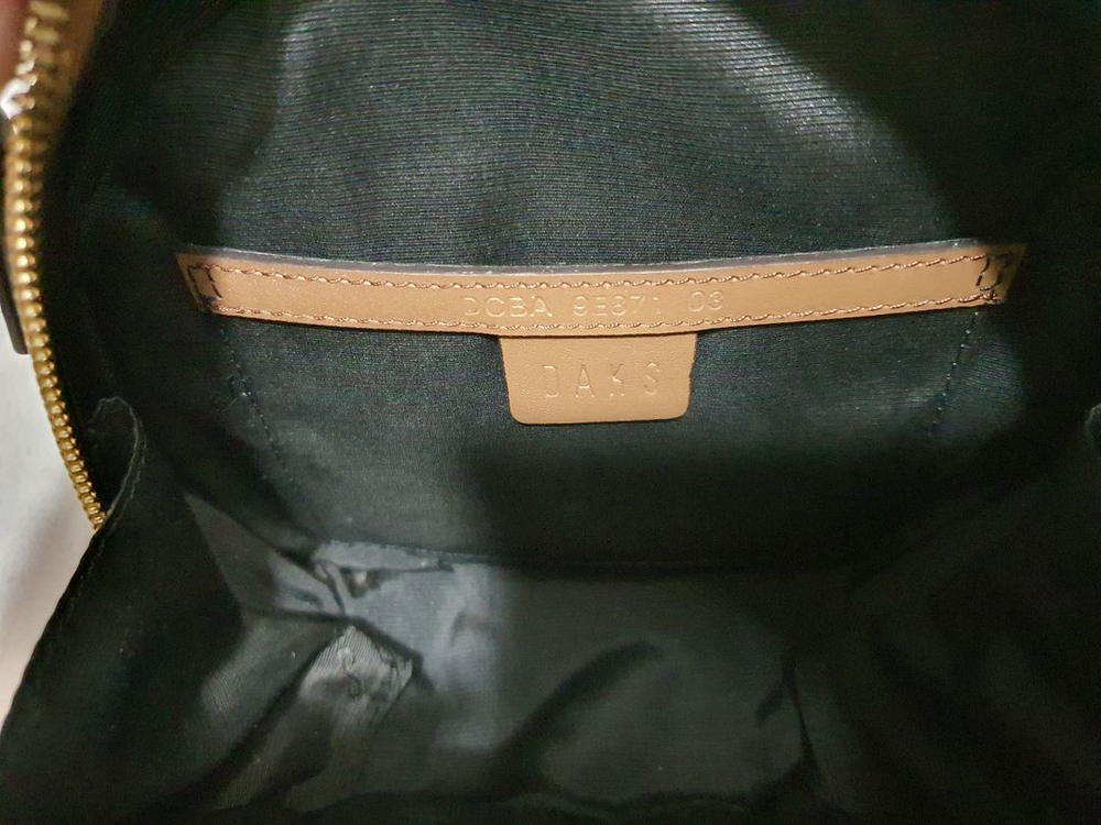 닥스 잔체크 탬버린백--8