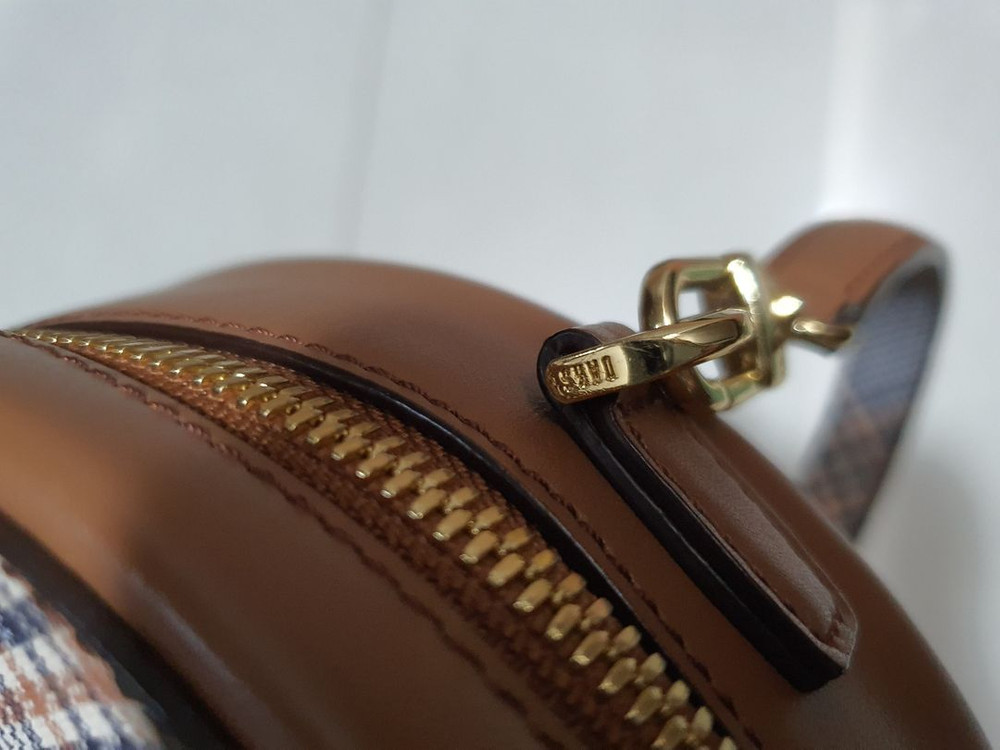 닥스 잔체크 탬버린백--5