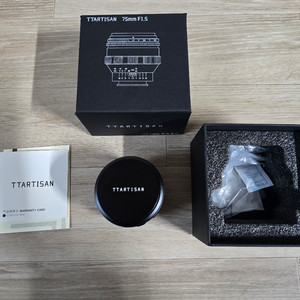 [단순개봉] ttartisan 75mm f1.5 팝니다