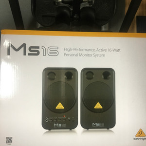 Behringer MS16 모니터 스피커