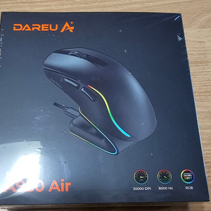 미개봉 다얼유 a950 air 블랙 마우스 팝니다