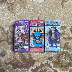 (미개봉) 원피스 월콜 카이도 2종 일괄 피규어