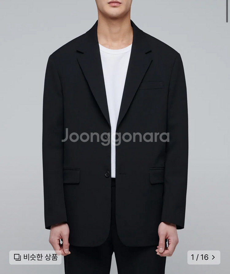 무신사스탠다드 오버사이즈 블레이저 (M)--1