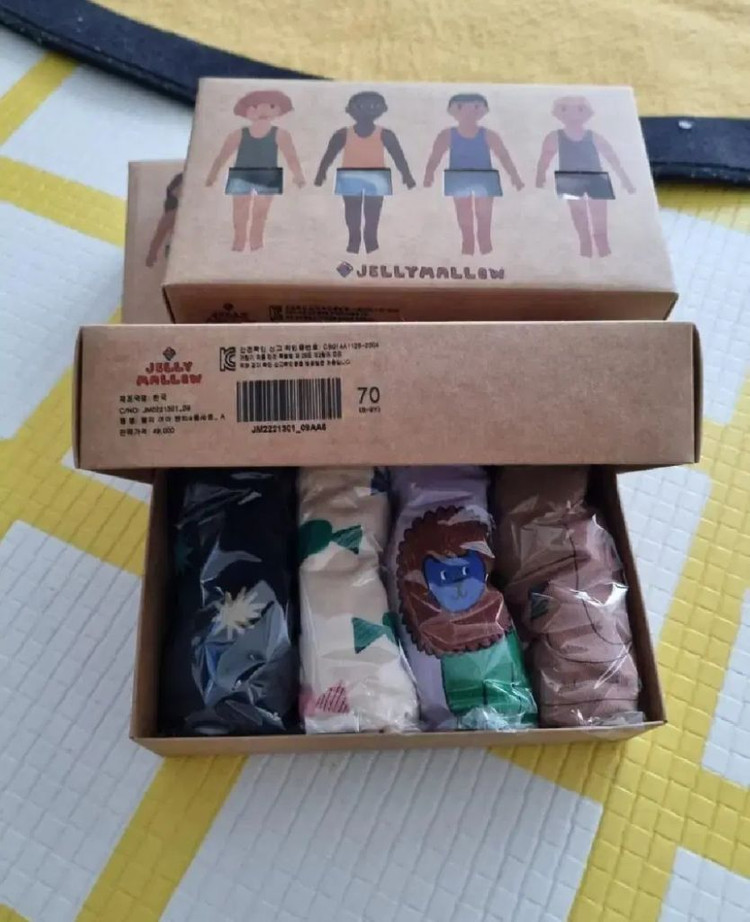 새상품)젤리멜로 키즈 언더웨어 set--3