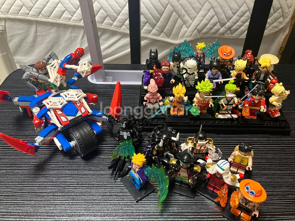 레고 호환 미니피규어 원피스 드래곤볼 나루토 스파이더맨--0
