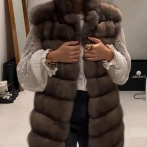 (최종가)세이블 폭스퍼 밍크 모피 베스트