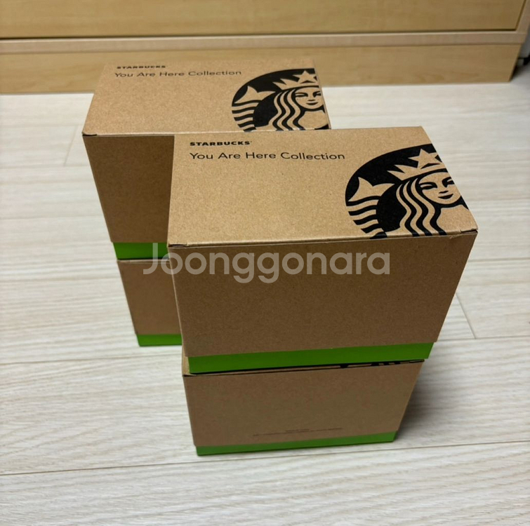 미사용 정품 스타벅스 머그컵 시티컵 유아히어 콜렉션--2