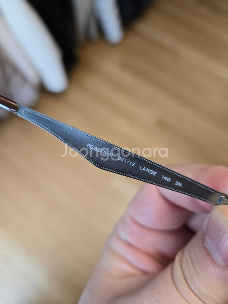 레이벤 썬그라스 rb3576 브라운 싸게 팝니다--4