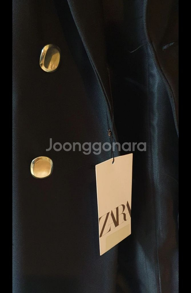 zara 자라 검은색 블랙 자켓--1