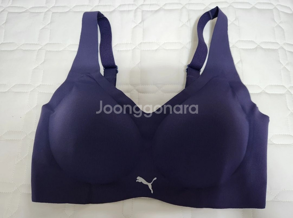 새제품) PUMA 브라(75A) + 팬티(S) 남샙셋트--1
