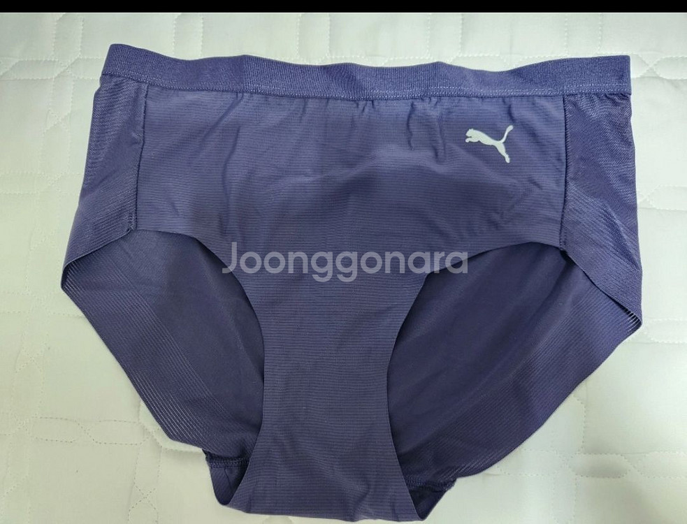 새제품) PUMA 브라(75A) + 팬티(S) 남샙셋트--6