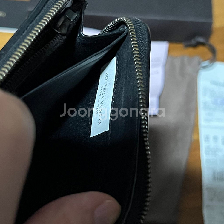 보테가베네타 장지갑 풀구성품(영수증도)--7