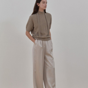 공드린 Mayer satin wide pants (s)