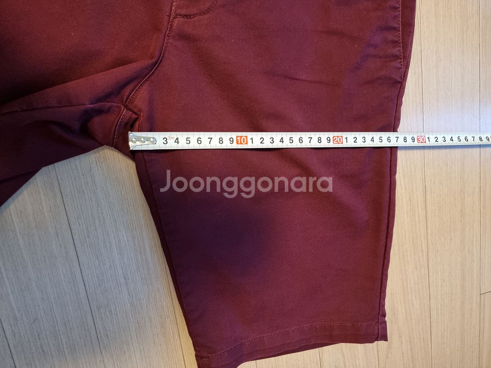칼하트 버뮤다 숏팬츠 버건디 (32)--7