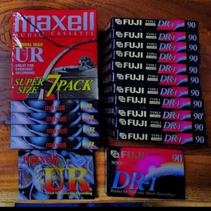 maxell FUJI RCA 미개봉신품 공테이프