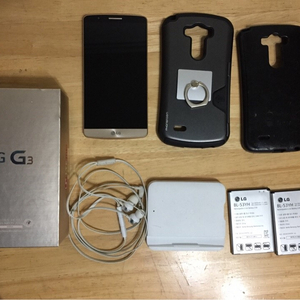 LG G3 공기계, 배터리2개, 충전기 풀박스