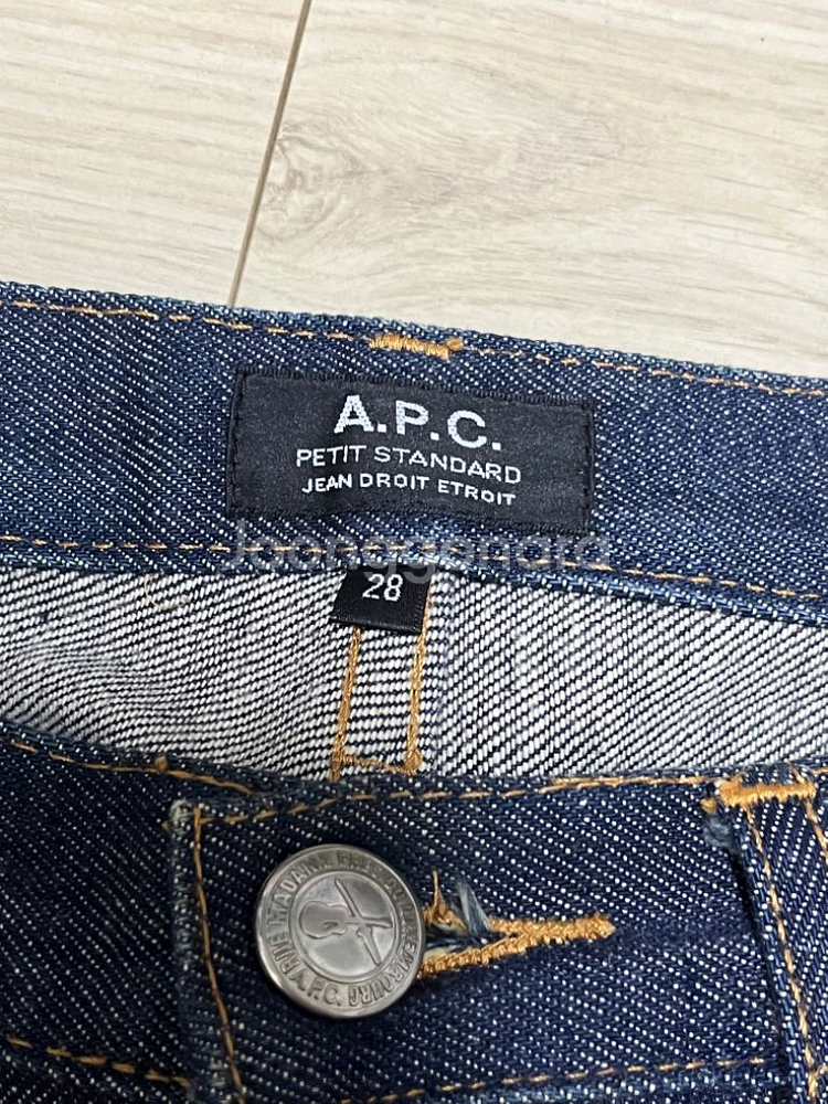 apc 생지 데님 쁘띠 스탠다드 28사이즈--2